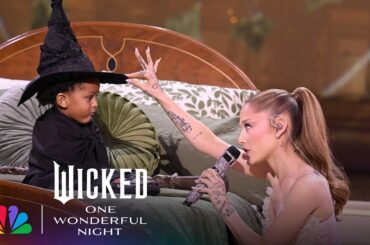 Ariana Grande Performs "Popular" with a Young Wicked Fan | Wicked: One Wonderful Night | NBC