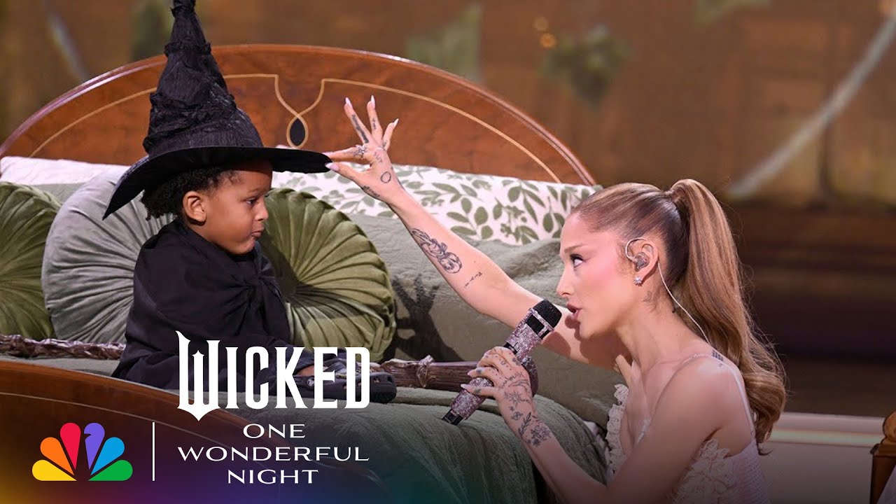 Ariana Grande Performs “Popular” with a Young Wicked Fan | Wicked: One Wonderful Night | NBC Ariana Grande Performs "Popular" with a Young Wicked Fan | Wicked: One Wonderful Night | NBC