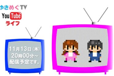 ゆきめぐTV　生配信！2025年11月