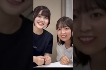 理々杏ちゃんメイク中に珠ちゃん登場💄✨💞　　　　　 #乃木坂46 #shorts