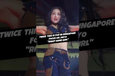 "RIGHT HAND GIRL"#트와이스 #TWICE #JIHYO #지효 #ジヒョ  #kpop #ライブ  #WorldTour  #THISISFOR #Singapore
