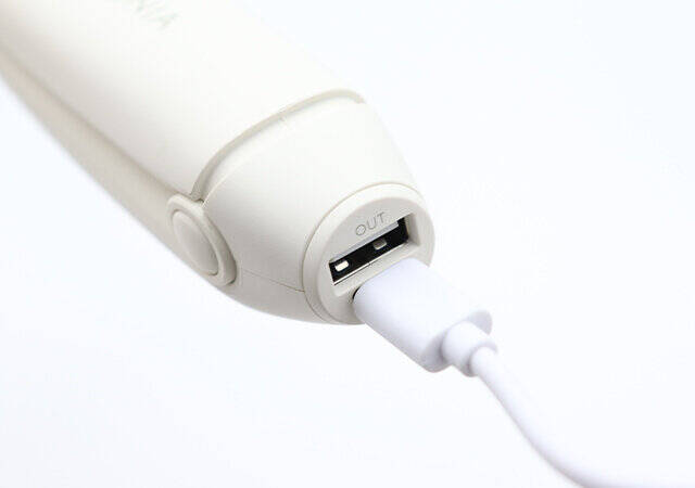 SALONIA　コードレス ストレートヘアアイロン　モバイルバッテリー機能を搭載