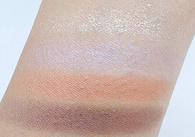 LUNASOL　アイカラーレーションN 　EX12 Mystic Merge　腕に付けて発色確認