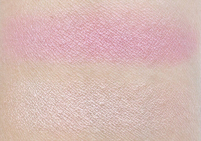 LUNASOL　カラーリンググレイズ　EX11 Lilac Dream　腕に付けて発色確認