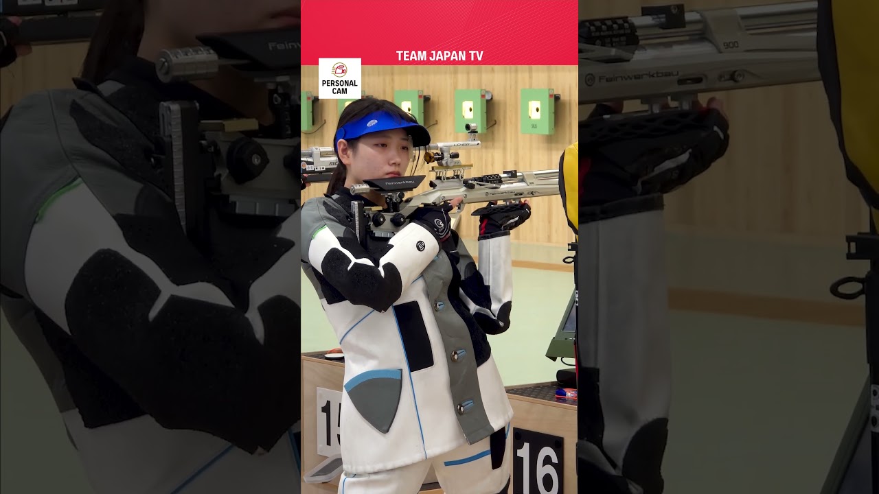 【ライフル射撃・岡田直也/野畑美咲】Personal Cam 【ライフル射撃・岡田直也/野畑美咲】Personal Cam