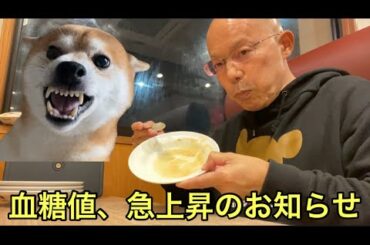 【柴犬飼い主55歳】糖尿病まっしぐらな飼い主ヤバイ！