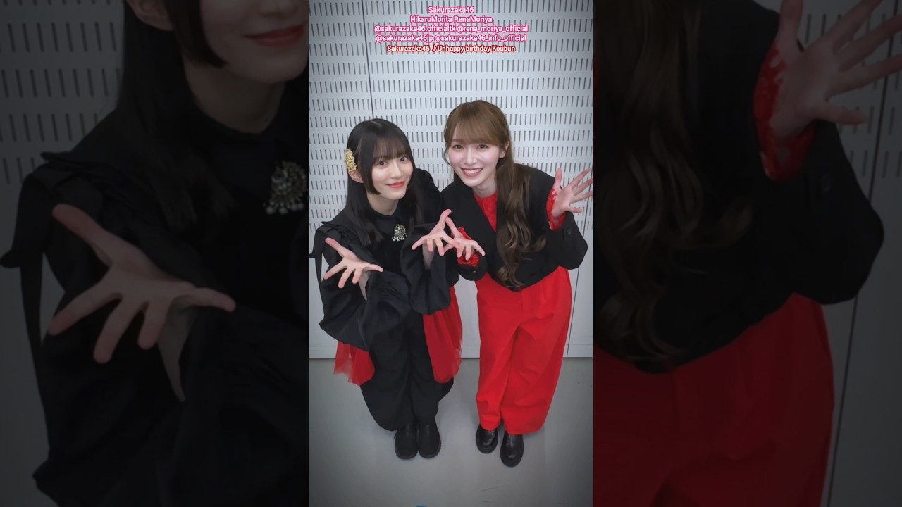 森田ひかる 守屋麗奈 櫻坂46 Unhappy birthday構文♪ 森田ひかる 守屋麗奈 櫻坂46 Unhappy birthday構文♪