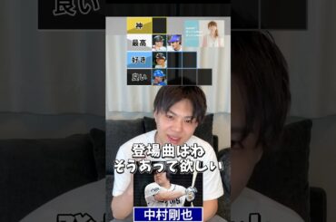 登場曲tier #プロ野球 #野球 #登場曲 #坂本勇人