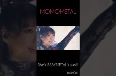 MOMOMETAL is like the sun to BABYMETAL. #shortvideo #shorts #short #babymetal