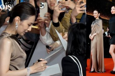 【東京国際映画祭】北川景子&森田望智、美の共演　レカペで神ファンサ