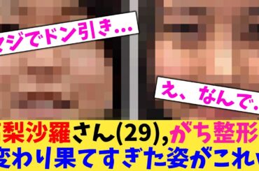 高梨沙羅さん(29),がち整形で変わり果てすぎた姿がこれｗ【2chまとめ】【2chスレ】【5chスレ】