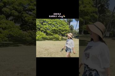 この木なんの木、の木🪾🦆しってる？ #川島海荷 #UmiLOG #shorts #vlog #hawaii