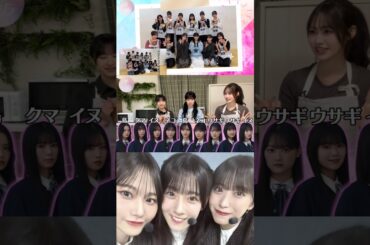 向井純葉 石森璃花 村井優 四期生の動物のイメージ♩櫻坂46 四期生 新参者