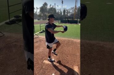 由伸ブルペン投球　#Dodgers #山本由伸　#MLB #letsgododgers #baseball