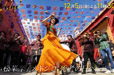 小松菜奈､初めての海外ロケでメキシコ死者の日のお祭りに参加!『ララLIFE』12/5(金)【TBS】