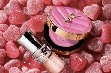 イヴ・サンローラン26年春コスメ、“まるでシュガーキャンディ”ラメ煌めくリップ＆チーク - ファッションプレス