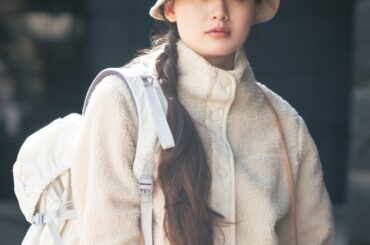 ホワイトとブラウンで作る、冬にしたいアウトドアスタイル【FUDGE 12月号連動企画-ネコのパレット| DAY 11】 | FUDGE FRIEND | ファッション