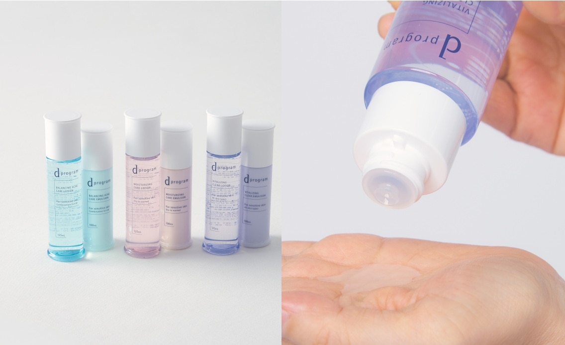 d プログラム/バランス&アクネケア ローション EX ほか