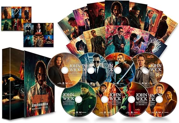ジョン・ウィック：コンセクエンス クアドリロジー・エディション Blu-ray [数量限定・8枚組](特典なし) [Blu-ray] 引用元：Amazon