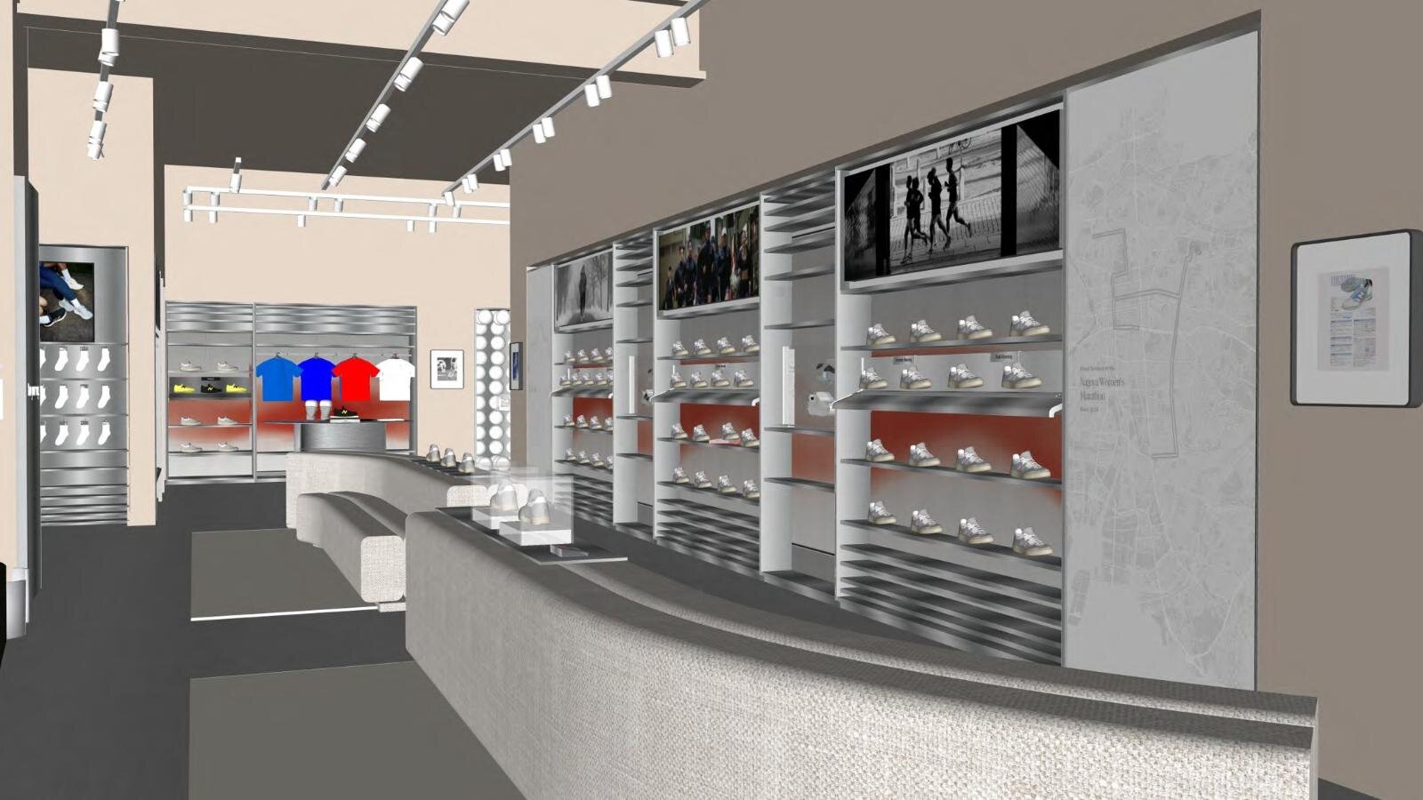 ニューバランス原宿 店内イメージ