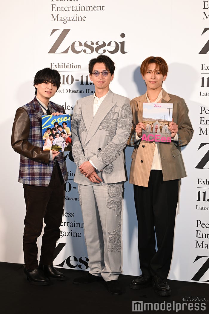 大倉忠義編集長が道枝駿佑との撮影が終わったら帰ってしまったことを嘆いた深田竜生、大倉忠義編集長のアドバイス1を10で表現した西村拓哉（C）モデルプレス