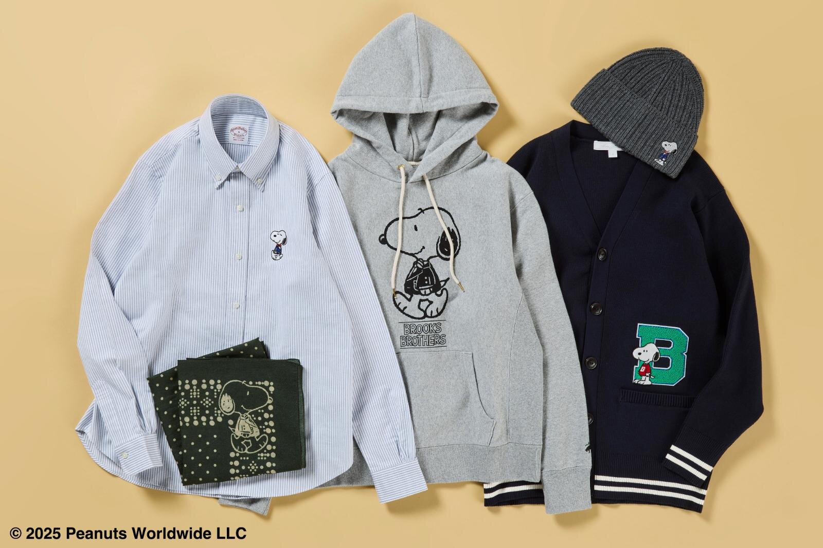 ブルックス ブラザーズ×「ピーナッツ」 発売日：2025年11月5日(水)