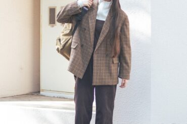 ブラウンって使いやすくて優秀。オンクルに着よう【FUDGE 12月号連動企画-ネコのパレット| DAY 10】 | FUDGE FRIEND | ファッション