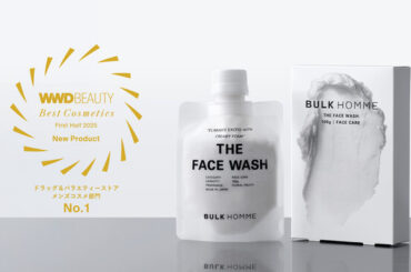 【メンズスキンケアブランドBULK HOMME】「WWDBEAUTY 2025年上半期ベストコスメ」にて、THE FACE WASHがメンズコスメ部門で1位を受賞！