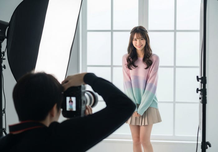 ファッション連載撮影イメージ（C）モデルプレス