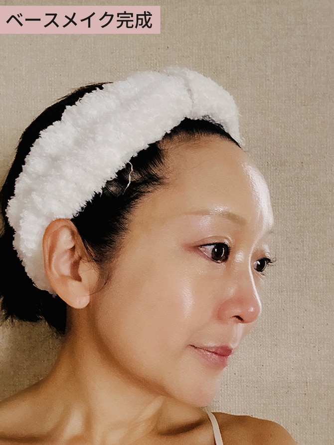 厚塗りに見えないカバー下地＆ファンデ。しっかりカバーできているのに素肌がきれいにみえるように！_img6