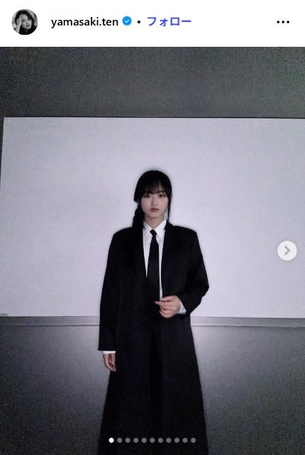 山崎天Instagramより