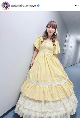 渡辺美奈代さんのインスタグラム（＠watanabe_minayo）より