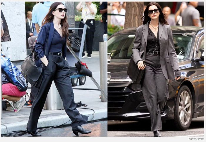 『プラダを着た悪魔2』アン・ハサウェイ流　通勤コーデ