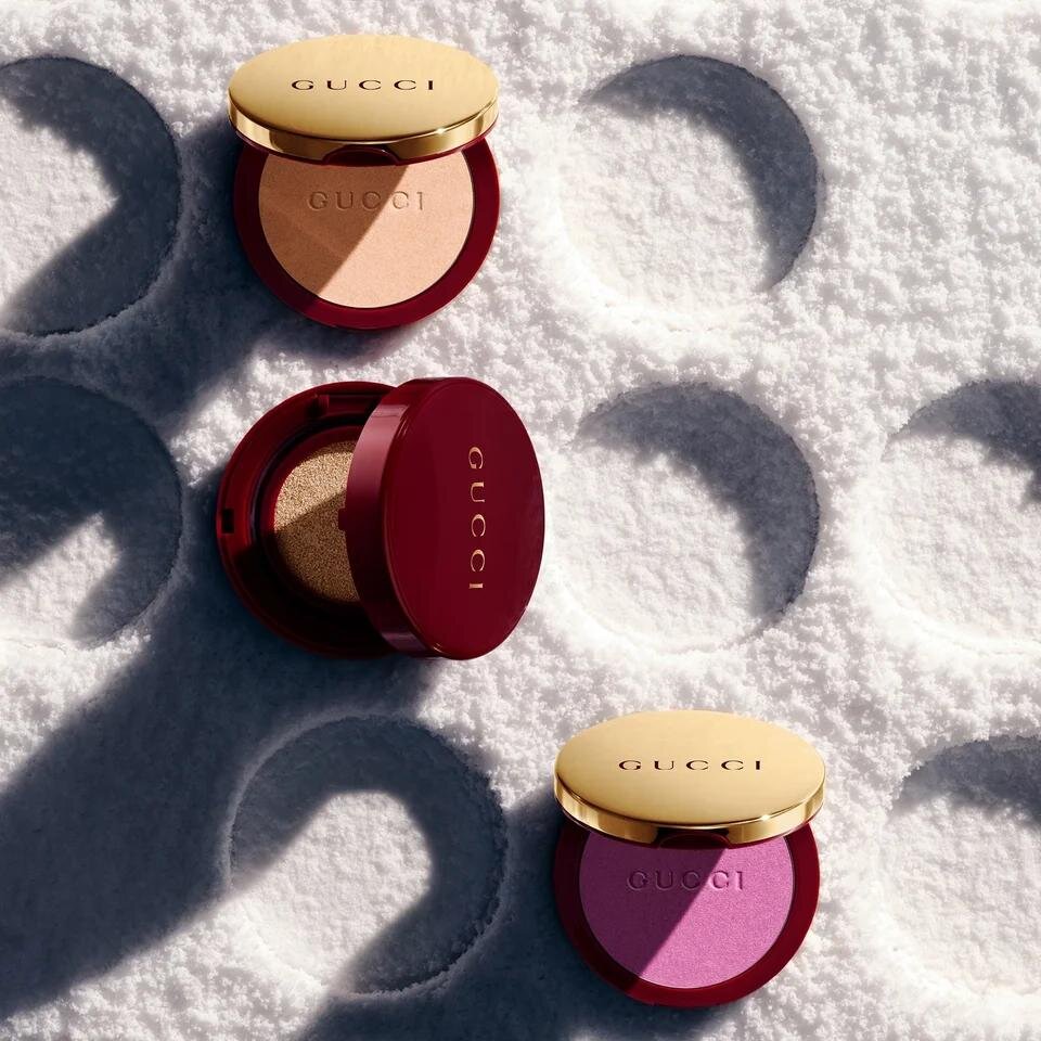 グッチ グロウ ハイライター 全2色(うち限定1色) 各8,580円＜限定品＞ グッチ クッション ドゥ ボーテ SPF20 PA++ 全2色 各11,110円＜限定品＞