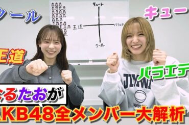 【AKB48】全メンバーをタイプ別に分けて徹底解析！