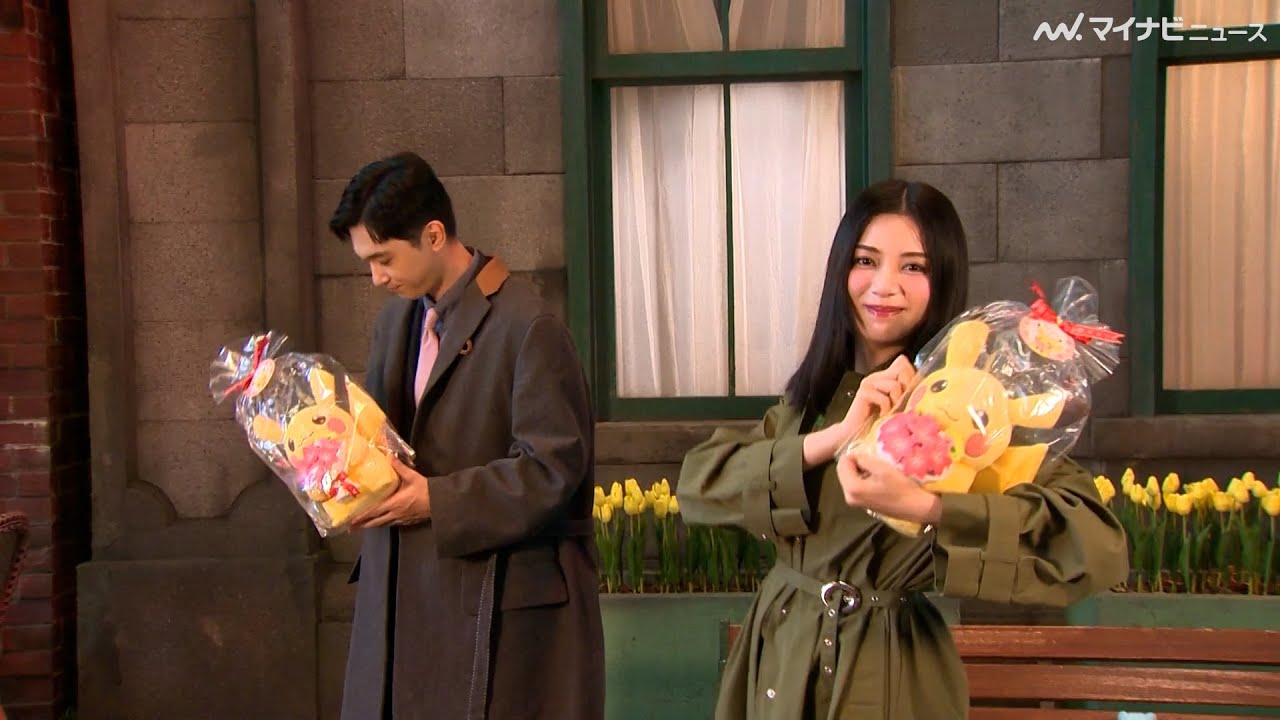 池田エライザ&吉沢亮、花束を持ったピカチュウ手渡され「かわいい!」と笑顔 『Pokemon LEGENDS Z-A』新CM&メイキング公開 池田エライザ&吉沢亮、花束を持ったピカチュウ手渡され「かわいい!」と笑顔 『Pokemon LEGENDS Z-A』新CM&メイキング公開