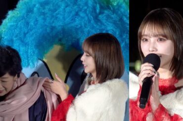 与田祐希、都知事のマフラーをそっと直してあげる優しい瞬間