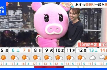 【12月5日 関東の天気】雪残り一段と寒く｜TBS NEWS DIG