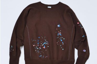 チャンピオン“ペイント風”刺繍スウェット、ジャーナル スタンダード レリューム限定で - ファッションプレス