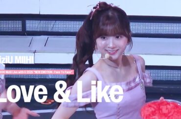 [4K]251030 NiziU(니쥬) “Love & Like” MIIHI FanCam -NEW EMOTION : Face To Face-