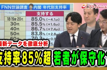 【高市政権を支持する若者の本音は？】高市政権の支持率を緊急分析 松本洋平×新実彰平×鈴木邦和×藤井雄太 2025/11/24放送＜後編＞【BSフジ プライムニュース】