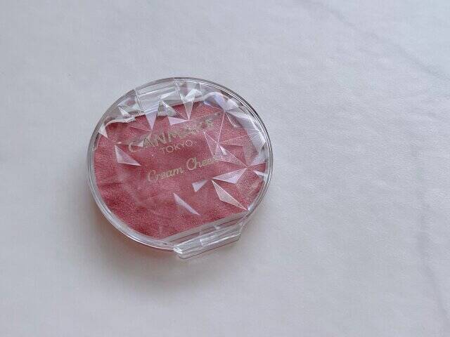 キャンメイク クリームチーク（パールタイプ） P02 ローズペタル