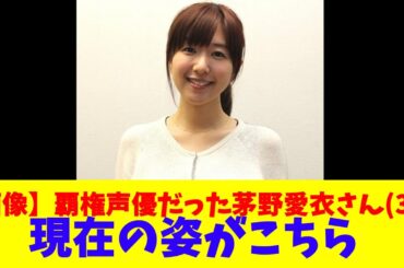 【画像】覇権声優だった茅野愛衣さん(38)、現在の姿がこちら