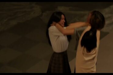 土屋太鳳＆森川葵VS佐久間由衣　絞殺やられシーン[Tsuchiya Tao＆Morikawa Aoi＆Sakuma Yui] Sakuma Death scene