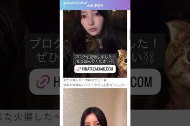 小西夏菜実 こにちゃんがブログを更新しました♪Instagram 日向坂46