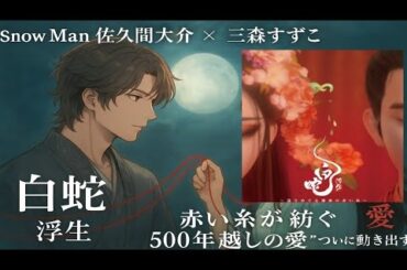 「Snow Man佐久間大介×三森すずこW主演　『白蛇：浮生』赤い糸が紡ぐ“500年越しの愛”ついに動き出す」
