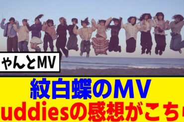 MV風『紋白蝶が確か飛んでた』を見たBuddiesの感想がこちら