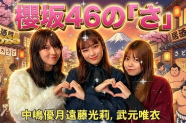 【櫻坂46の「さ」】武元唯衣×遠藤光莉×中嶋優月「先輩後輩のガチトーク」まさかの展開に！？🌸 2025.12.19