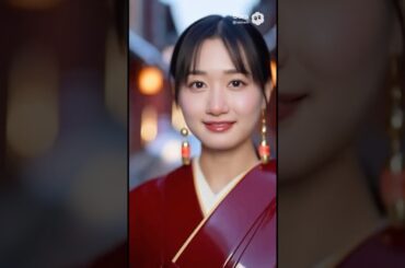 #aivideo • 深紅のラテックス着物が艶めく...✨ 石川代表みなみの圧倒的美しさ【全国美女コンテストin LATEX2025】