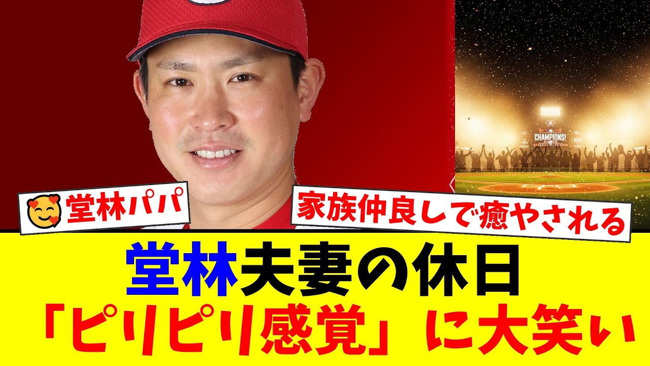 【広島】堂林翔太と枡田絵理奈アナの私生活が尊すぎる!家族5人の人生初体験ドクターフィッシュにファン悶絶「パパの顔が素敵」「理想の夫婦」【プロ野球ファンの反応】 【広島】堂林翔太と枡田絵理奈アナの私生活が尊すぎる!家族5人の人生初体験ドクターフィッシュにファン悶絶「パパの顔が素敵」「理想の夫婦」【プロ野球ファンの反応】